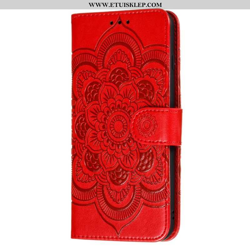 Etui Folio do Poco X4 Pro 5G Mandala Ze Smyczą